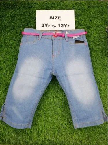 Blue Casual Wear Denim Short For Kids At Rs 175piece In Delhi Id