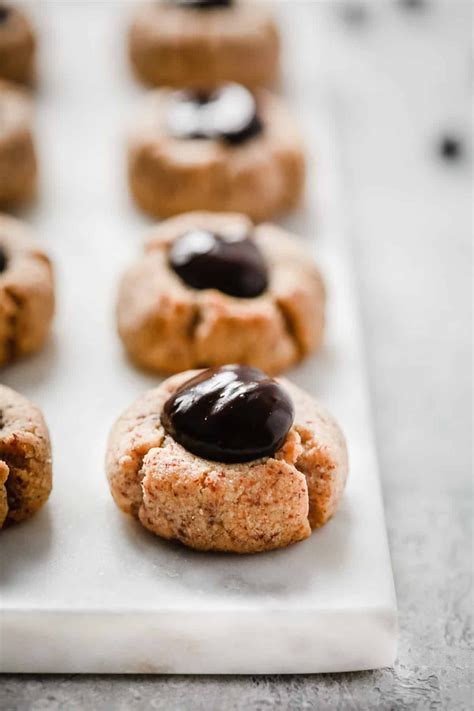 Made These Sugar Free Nutella Thumbprint Cookies With Almond Flour And
