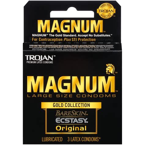 Magnum Gold Collection Condoms Ct Walmart Com