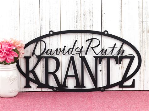 Metal Signs Personalized Metal Signs Custom Outdoor Metal Wall Art