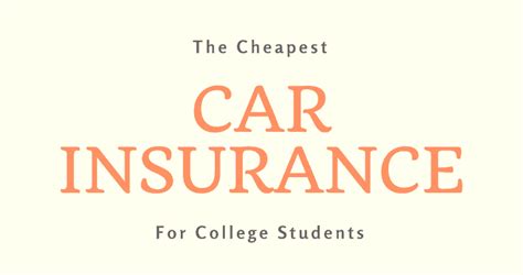 By switching to geico, students could save $100, $150, or even $200 on an auto insurance policy. The Cheapest Car Insurance For College Students