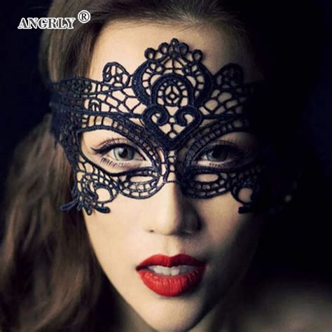 Women Masque Sexy Lady Lace Mask Cut Out Eye Mask For Masquerade Party