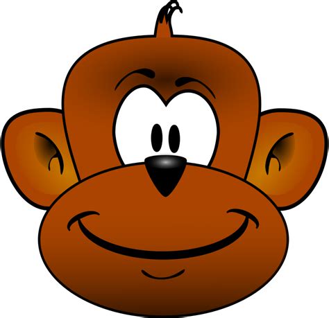 Free Clipart Monkey Head Gmad