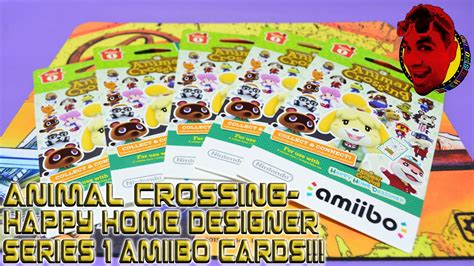 I've recently bought an amiibo figure of mabel and two packs of the animal crossing amiibo cards in preparation for getting animal crossing: ANIMAL CROSSING- Happy Home Designer! AMIIBO TRADING CARDS! {SERIES 1} {UNBOXING #1} - YouTube