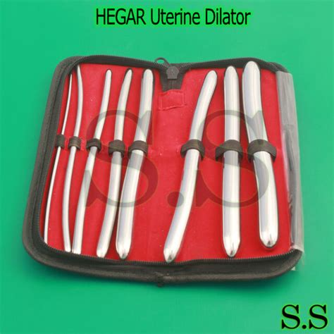 3× Hegar Uterine Dilator Gynecology 13mm14mm Premium Surgical
