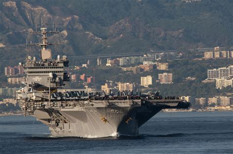 Uss Enterprise Makes Final Foreign Port Visit At Naples Italy The