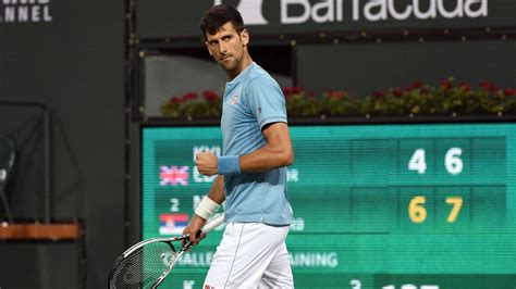 Novak Djokovic Begins Indian Wells Title Defence With Hard Fought Victory Over Great Britain S