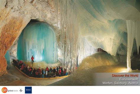 The Eisriesenwelt Is A Natural Limestone And Ice Cave Located In Werfen