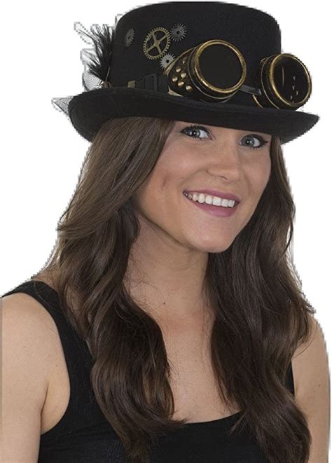 Jacobson Hat Company Womens Ladies Steampunk Top Hat