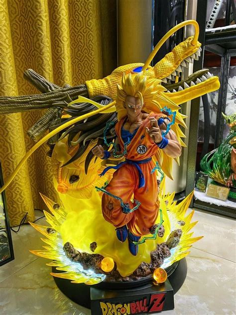 dragon ball z golden son goku 1 4 resin statue von legendary collectibles handsomecake