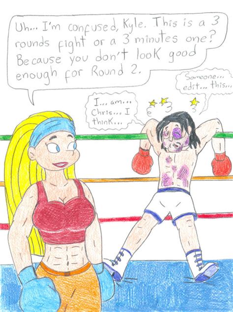 Boxing Lindsay Vs Chris By Jose Ramiro On Deviantart