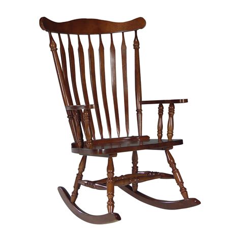 Recliner chairs & rocking recliners : International Concepts Colonial Rocking Chair - Cherry ...