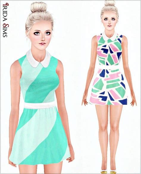 Dress 31 I By Irida Sims 3 Downloads Cc Caboodle Sims 3 Cc Clothes