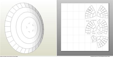 1/6 scale replica of one of iron man's shields as seen in avengers endgame. Foamcraft .pdo file template for Captain America - Shield ...