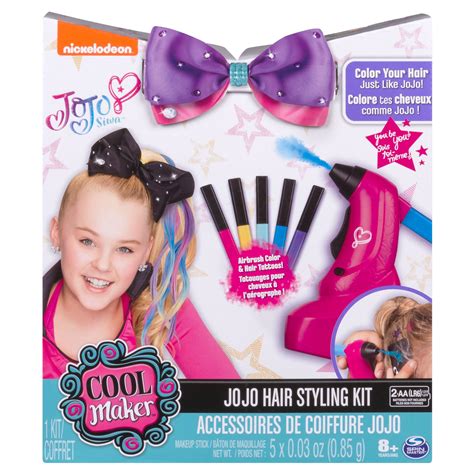 Jojo Siwa Hair Styling Kit Airbrush Highlights And Hair Tattoos