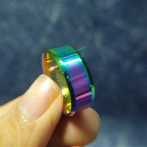 Vintage Vintage Rainbow Ring Punk Rings All Size Grailed