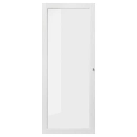 Oxberg Drzwi Szklane Biały 40x97 Cm Ikea