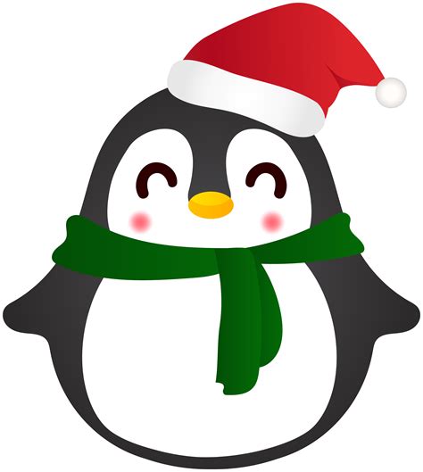 Christmas Holiday Penguin Clip Art