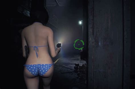 Resident Evil 2 Mod Gameplay Ada Wong Star Bikini And Sexy Cat Leon 4k