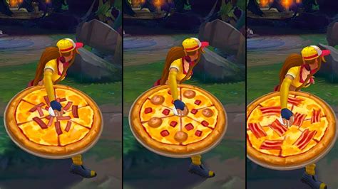 Pizza Delivery Sivir Chroma Pizza Visual Update League Of Legends