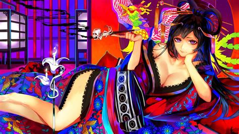 Fondos De Pantalla 2000x1125 Px Chicas Anime Vistoso Kimono