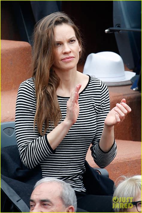 Hilary Swank Goes Without Engagement Ring At French Open Photo 3674287