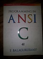 programming in ansi c by balaguruswamy pdf - Scribd india