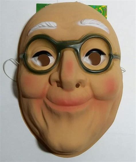 Plastic Masker Abraham Opa Met Bril