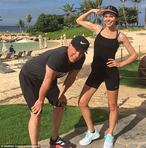 Rhocs Heather Dubrow Flaunts Washboard Abs In Tiny Snakeskin Bikini In