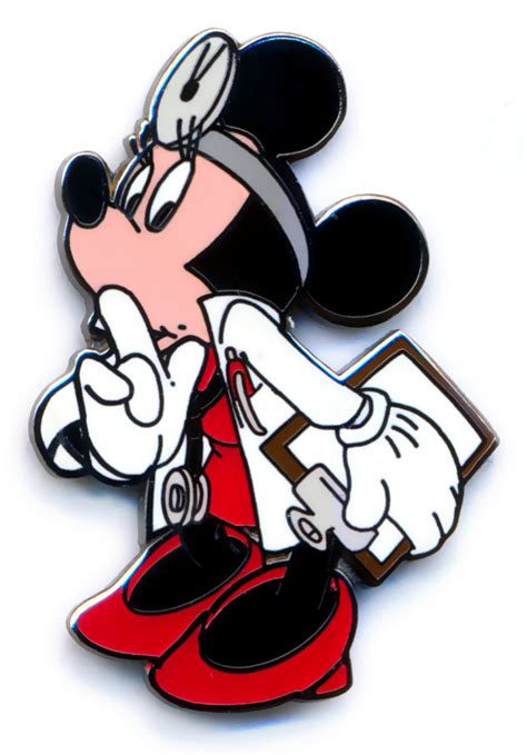 Doctor Minnie Mouse Minnie Mouse Pin And Pop