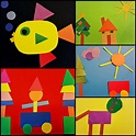 Art Project for Kids - Shape Art - Hands-On Teaching Ideas ...