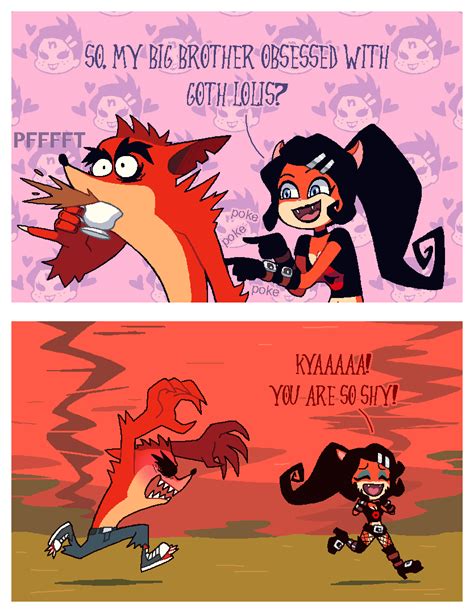 Evil Crash Meet His Lil Sister Evil Coco Crash Bandicoot Imagens