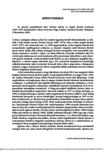 Az elysioni aszfodéloszok közt Kerényi Károly és Angelo Brelich levelezése