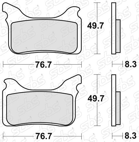 Plaquettes De Frein Rsi Sbs Moto Dafy Moto Plaquette De