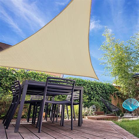 Buy Ioaoi Triangle Sun Shade Sail 3m X 4m X 5m Sails Canopy Waterproof