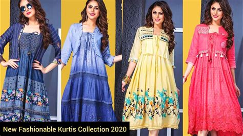 Latest Fashionable Kurtis Collection 2020 Of Indian Designers Long