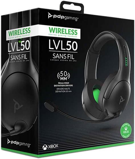 Pdp Gaming Lvl50 Stereo Wireless Headset Gaming Headset For Xbox