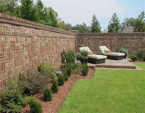 Make Your Yard A Sanctuary By Adding A Brick Wall Choose From Striking