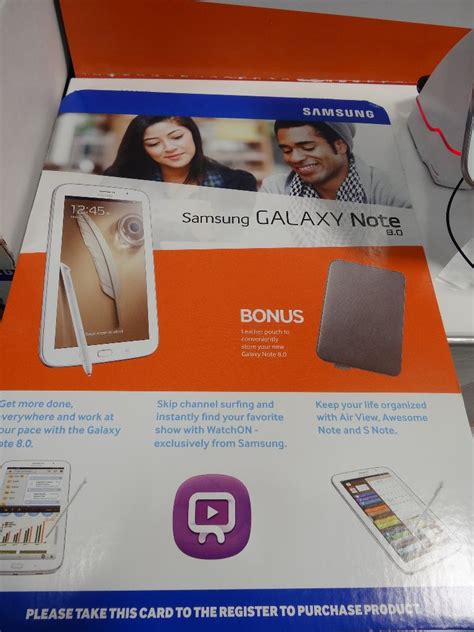 Samsung Galaxy Note 80 Inch Tablet