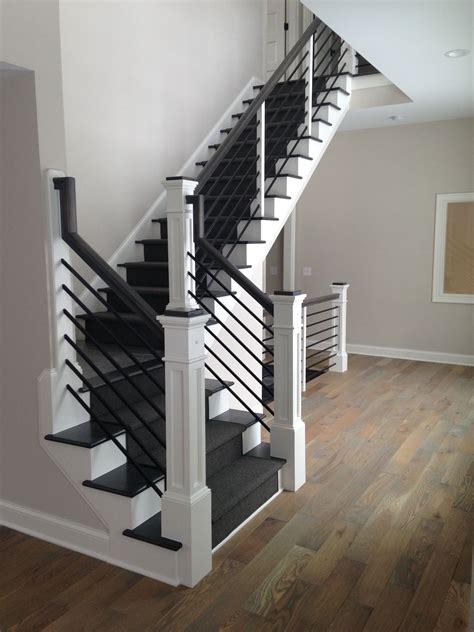 20 Modern Black And White Staircase