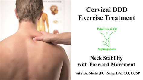 Cervical Degenerative Disc Disease Exercise Treatment Neck Stability W Forward Movement YouTube