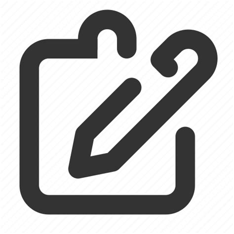 Clipboard Task Edit Icon Download On Iconfinder