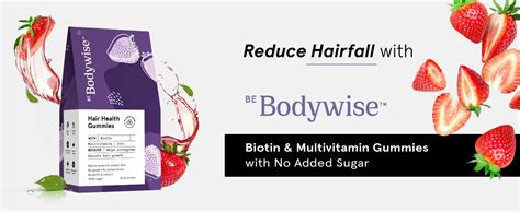 bodywise biotin hair gummies pack of 30 and dandruff removal lotion 60ml for women prevents