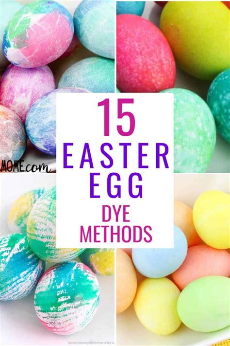 15 Fun Easter Egg Dying Methods To Try With Your Kids This Year