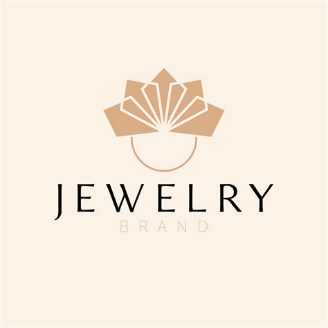 Jewelry Logo Design Ring With Diamond Logotype Elegant Modern Jewelry