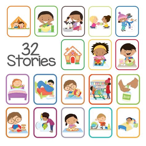 Sequencing Cards For Early Literacy And Speech Therapy All Year Bundle
