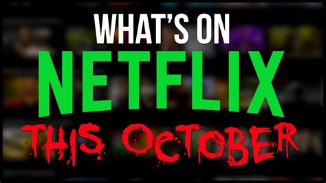 October is here, and netflix came prepared with films and tv shows to keep you cozy indoors. What's Coming To Netflix October 2018 (New Netflix Shows ...