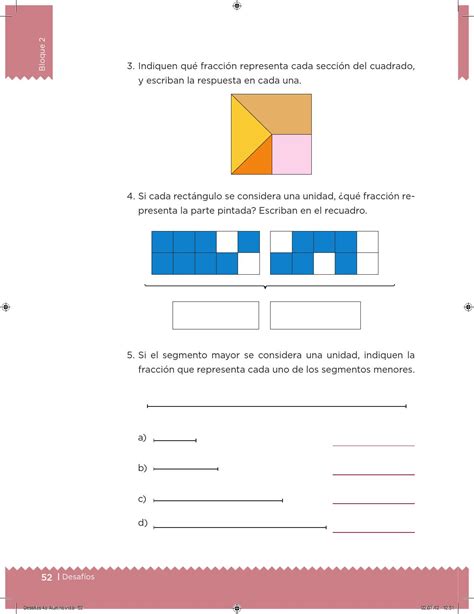 B) ¿cuál es la regularidad del número de cuadros de cada. Desafíos Matemáticos. 4° Grado, para el alumno by Escuelas ...
