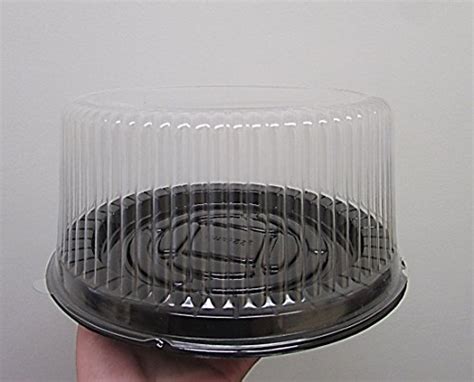 6 Inch Round Cake Containers Pack Of 12 6 Disposable Plastic Cake Take
