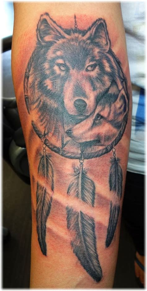 45 Besten 3d Wolf Dream Catcher Tattoo Bilder Auf